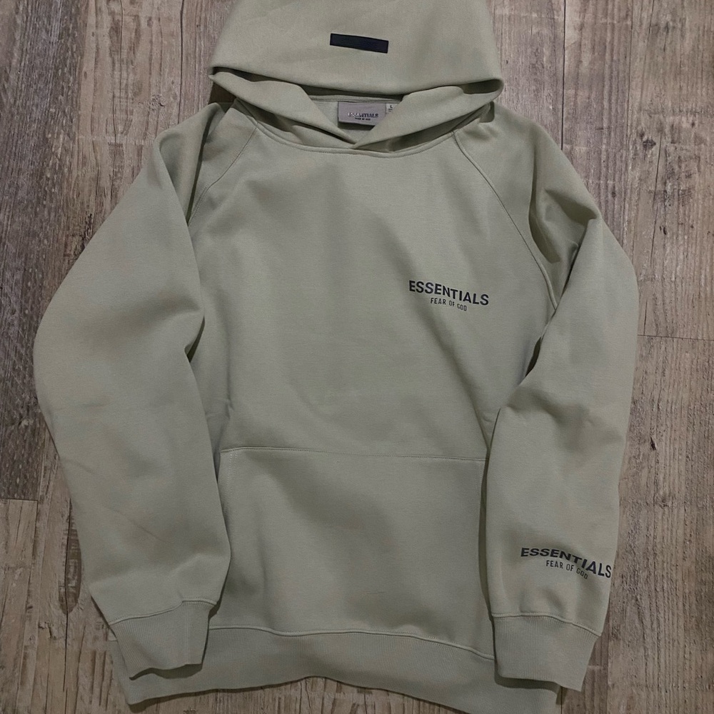 Essentials Green Sweatshirt Hoodie